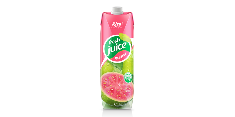 Guava Juice Drink 1000ml Paper Box Rita Brand